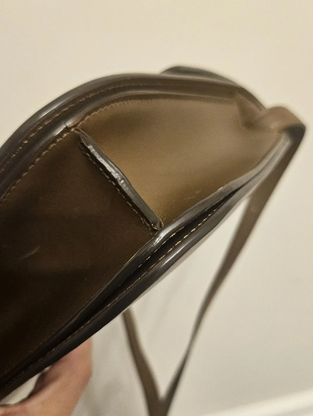 Vintage Celine Classic Box Bag Brown Smooth Calfskin Gold Hardware Crossbody - Picture 7 of 16
